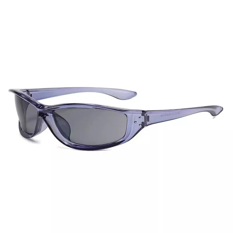 European and American Style Vintage Y2K Hot Girl Riding Sunglasses UV Protection Seaside Travel Cool Pose Photo Sun Glasses