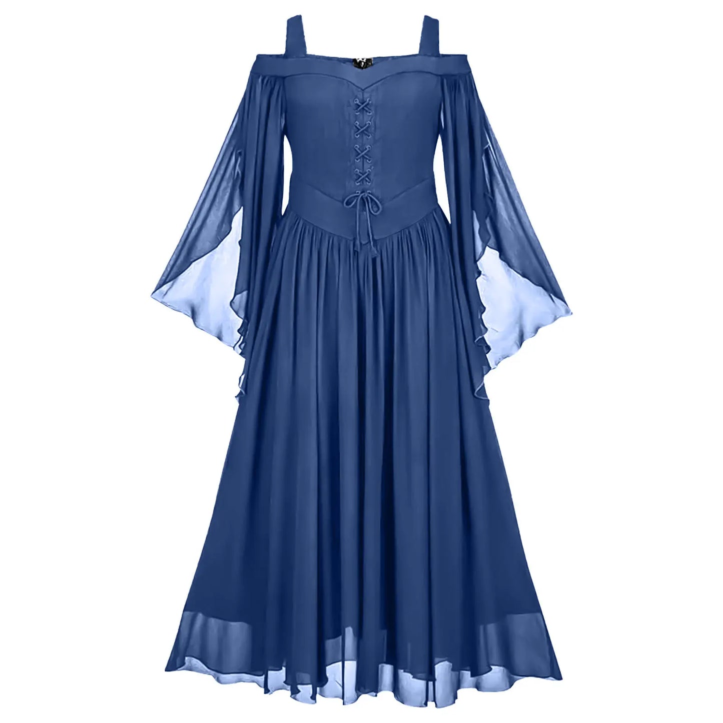 Medieval Punk Elf Dress Cosplay Halloween Costumes Women Palace Christmas Carnival Witch Princess Victorian Gown Robe Vestido