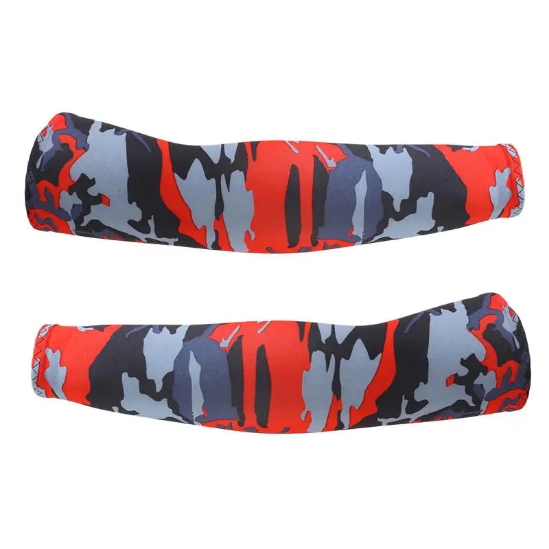 1Pair Arm Sleeves Summer Sun UV Protection Ice Cool Cycling Running Fishing Climbing Driving Arm Cover Warmers For Men Women