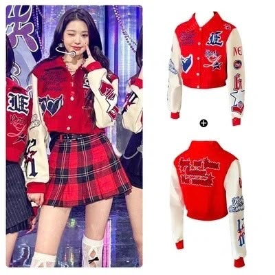 Baseball Jacket & Loose Pants Set | Inspired by Wonyoung