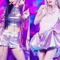 Off-Shoulder Crop Top & Mini Skirt Set | Inspired by aespa