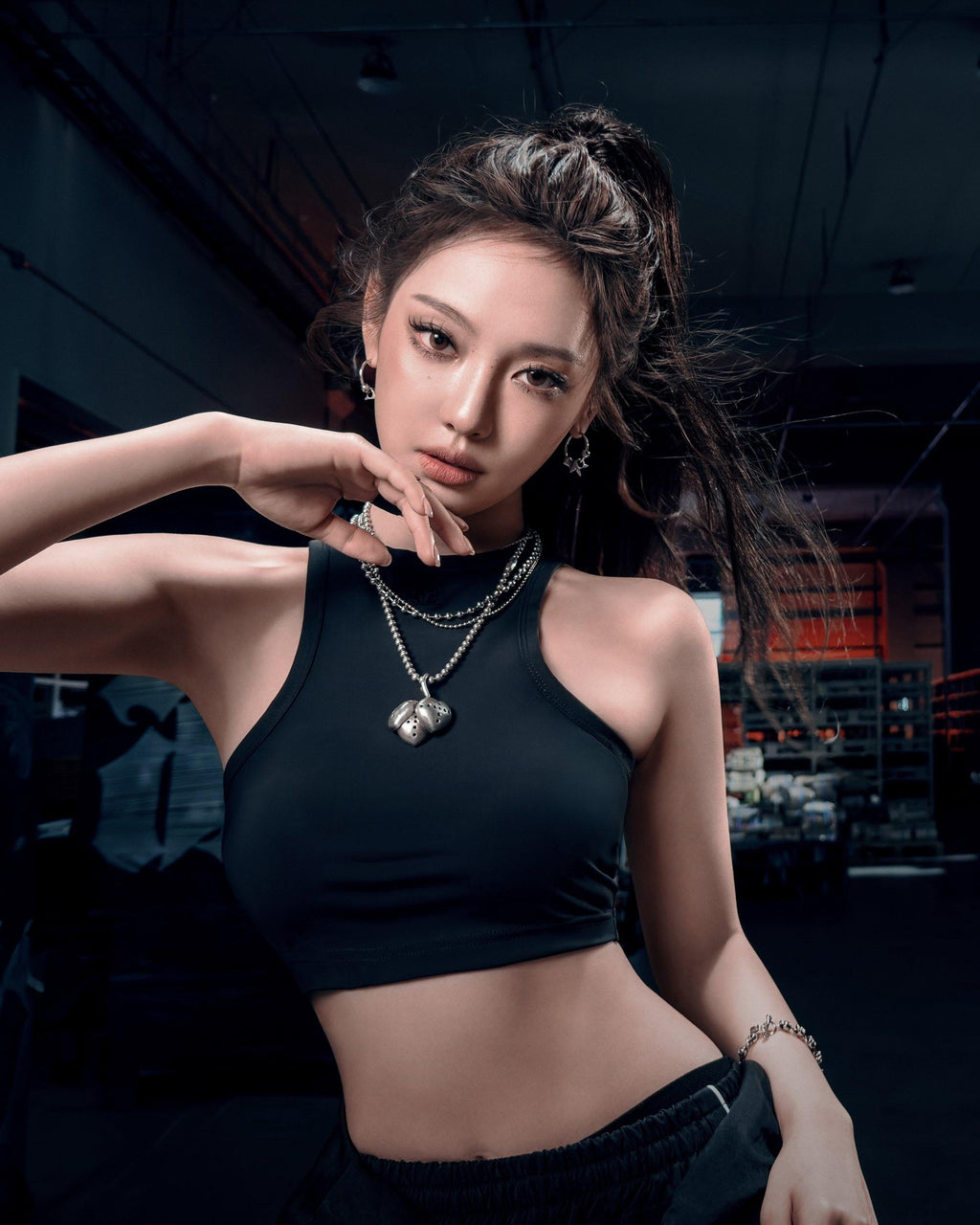 Y2K Graphic Sleeveless Crop Vest | Inspired by Ningning