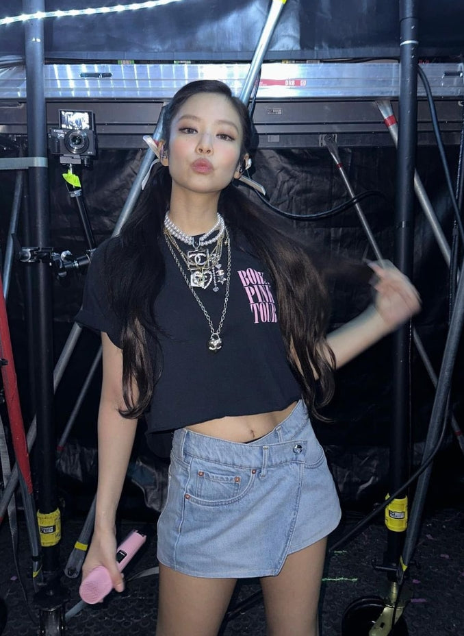 2026 Summer Women High Waist A-line Shorts Light Color Fake Two-piece Design Elegant Slimming Hot Girl Pants Denim Short Skirt