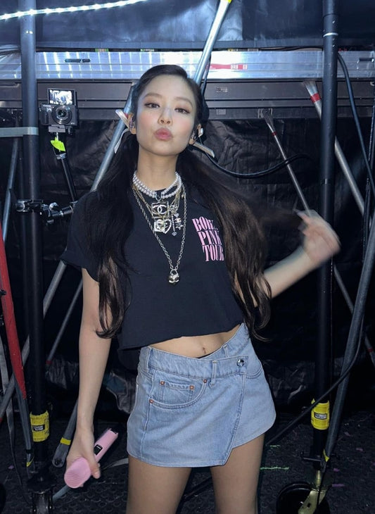 2026 Summer Women High Waist A-line Shorts Light Color Fake Two-piece Design Elegant Slimming Hot Girl Pants Denim Short Skirt