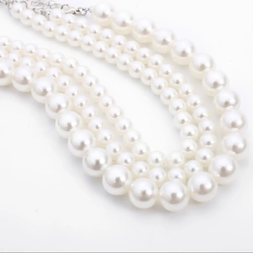 Pearl Layered Necklace | Meri