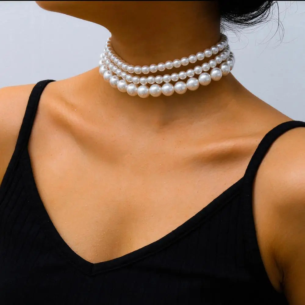 Pearl Layered Necklace | Meri