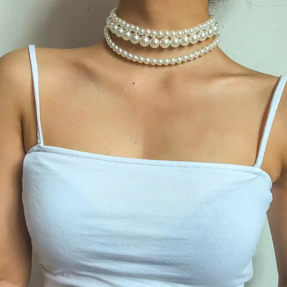 Pearl Layered Necklace | Meri