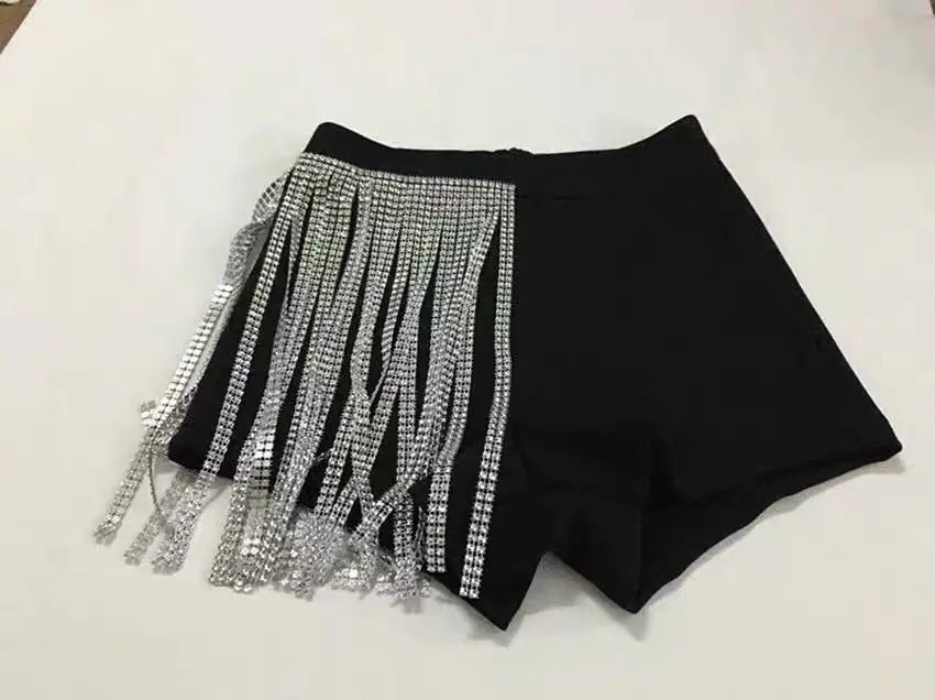 Rhinestone Fringe Stage Shorts DWY5223 | Inspired by Jennie