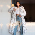 Faux Fox Fur Long Coat | Inspired by Zeynep Oktay