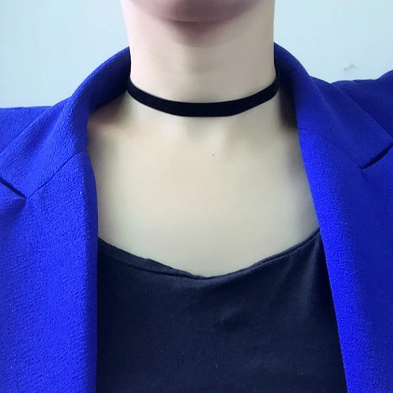 Black Velvet Choker Necklace Women Harajuku Gothic Statement Necklace Female Jewelry Party Wedding Gifts