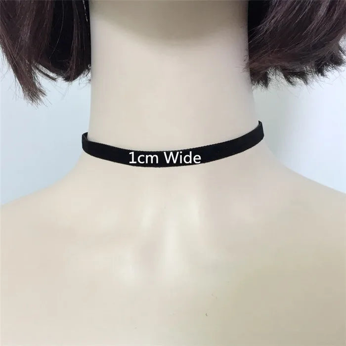 Black Velvet Choker Necklace Women Harajuku Gothic Statement Necklace Female Jewelry Party Wedding Gifts