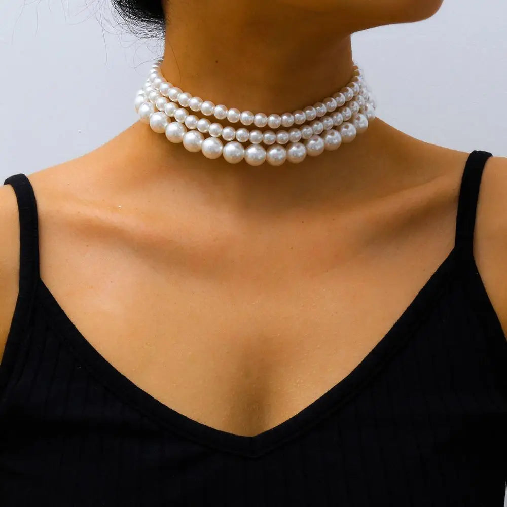 Pearl Layered Necklace | Meri