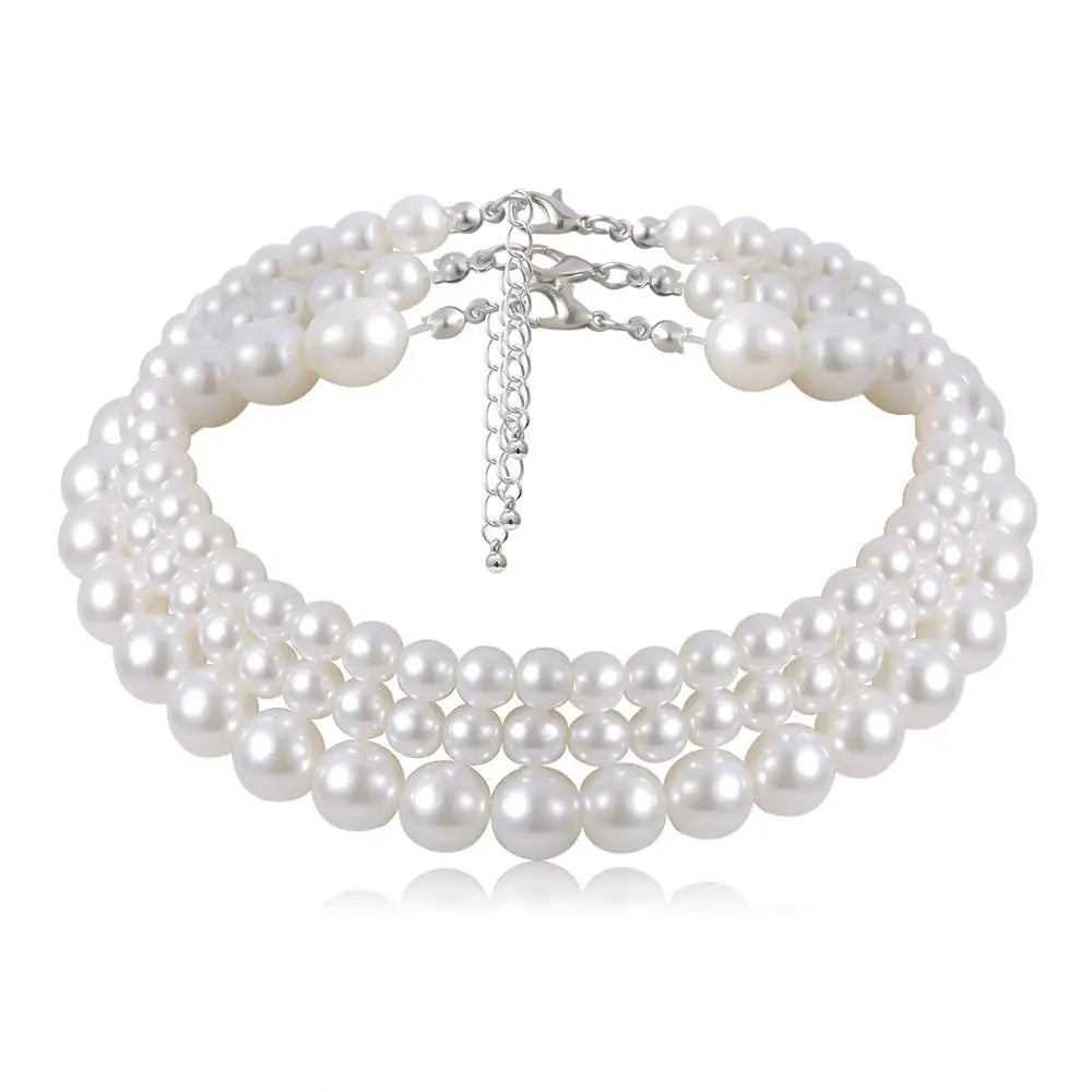 Pearl Layered Necklace | Meri