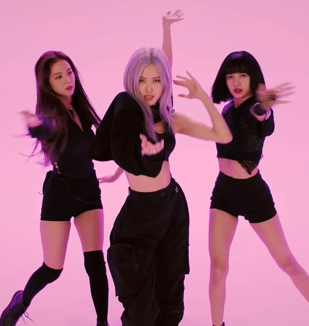 K-pop Black Street Wear Slim Cropped Vest Hoodies Dancer Outfit Jazz Stage Costume Korean Girl Group Hip-Hop Dance Pants Costume