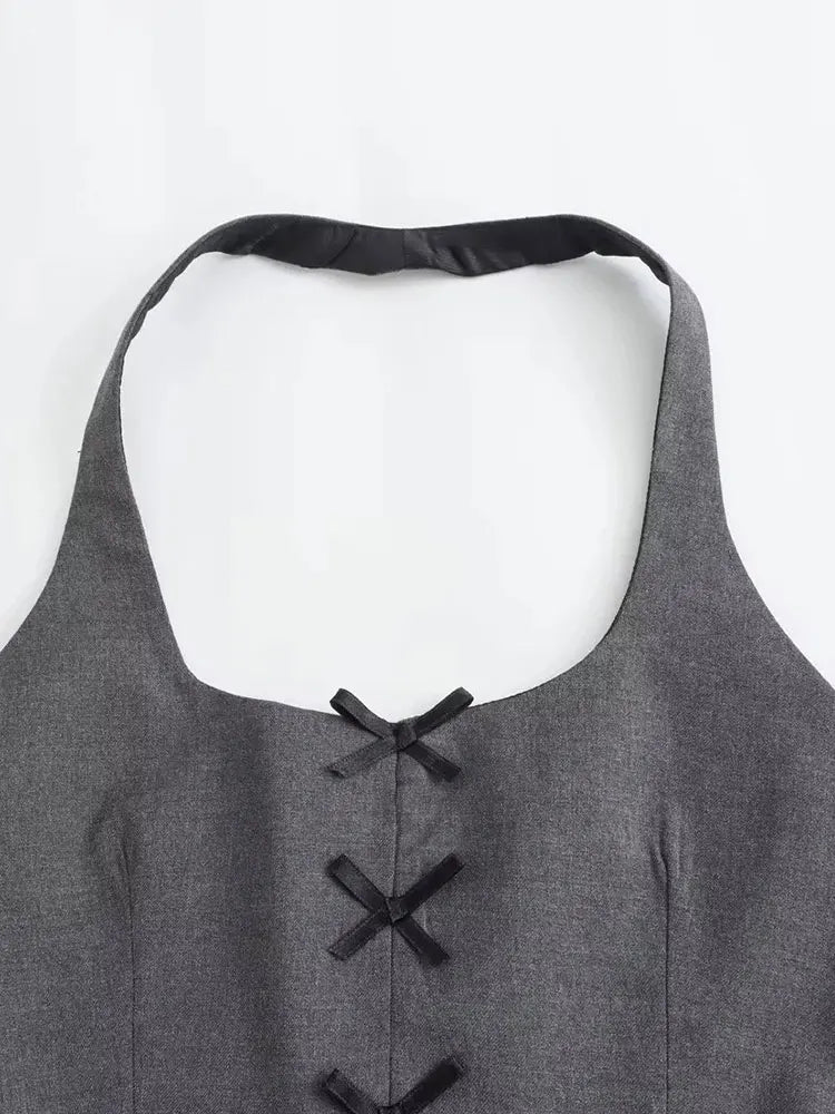 Halter Top Women Off Shoulder Top Female Backless Sexy Tops Woman Bustier Tops