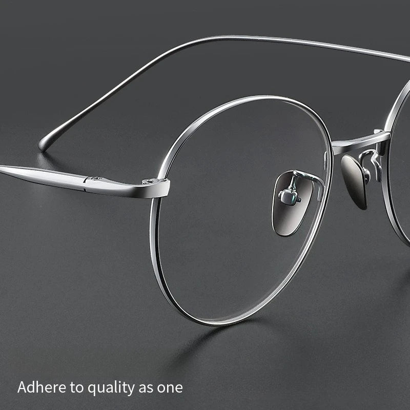 Round Titanium Glasses Frame | Inspired by Giselle
