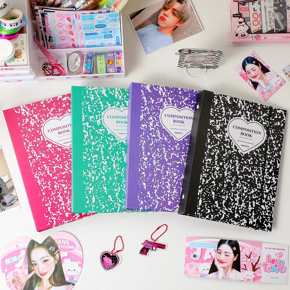 A5 Cartoon Photobook Album Binder Photos or Cards Stickers Photocard Book Instax Mini Scrapbooking Scrap Book Album