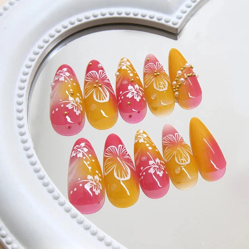 Floral Summer Nails