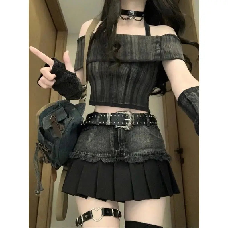 Denim Mini Skirt | Esra