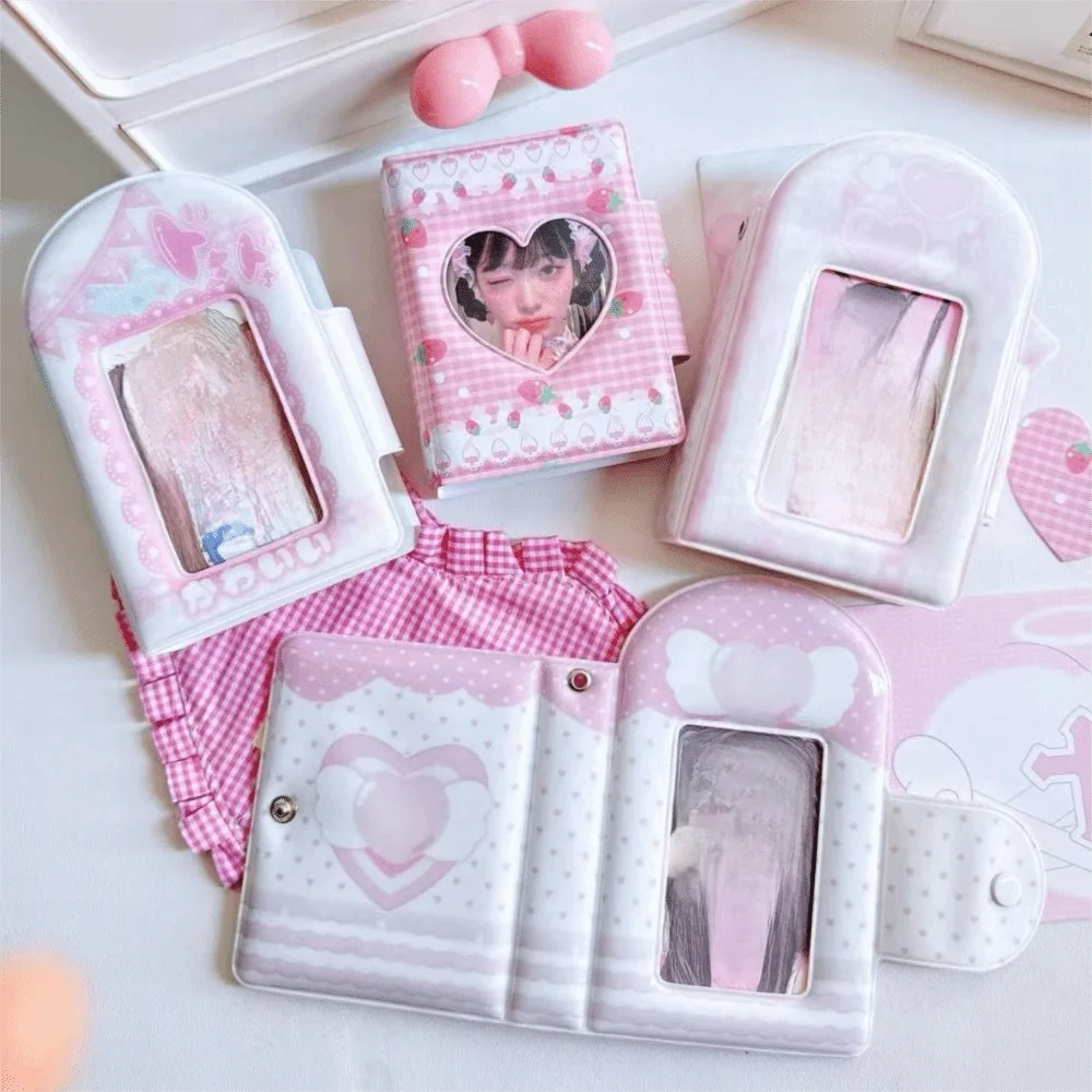 Pink K-Pop Photocard Binder