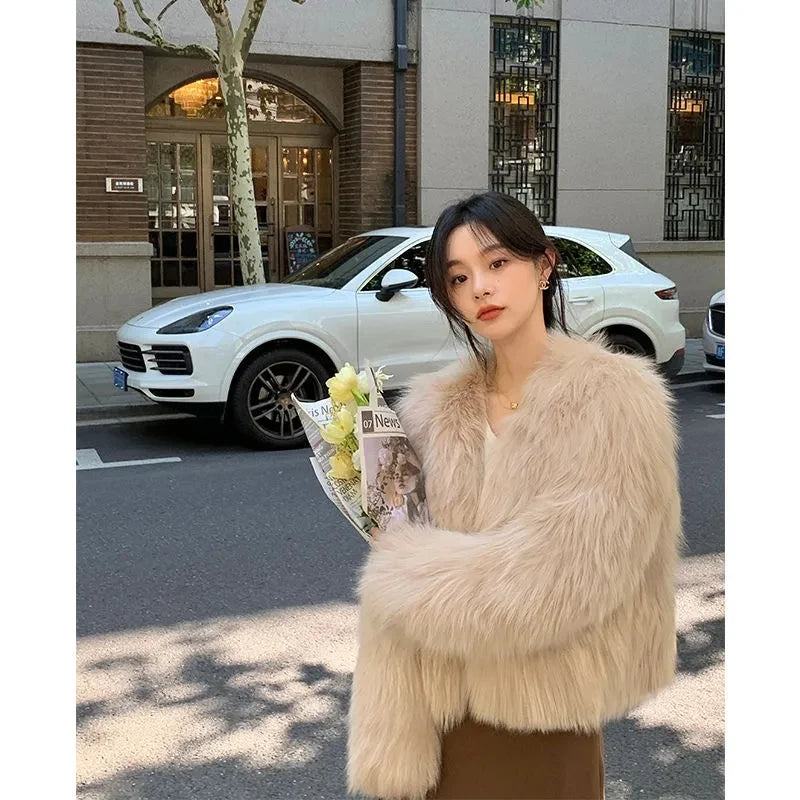 Faux Fur Coat | Meri