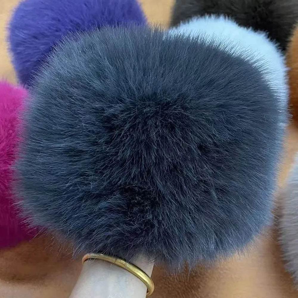 New Fluffy Fur Women's Winter Hat Winter Snow Ski Cap Female Faux Fur Thick Warm Windproof Hat Russian Hat Mink Fisherman's Hat