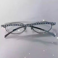 Rhinestone Oval Sunglasses | Inspired by Jennie