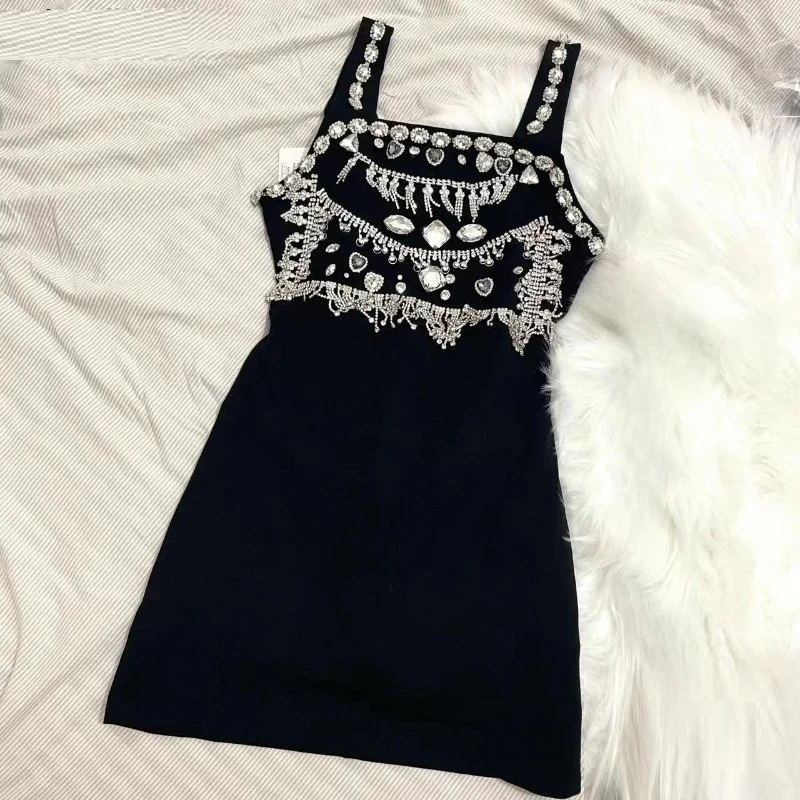 Rhinestone Sling Short Stage Dress | Inspired by Wonyoung