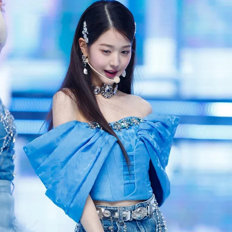 Strapless Crop Top & Mini Skirt Set | Inspired by Wonyoung