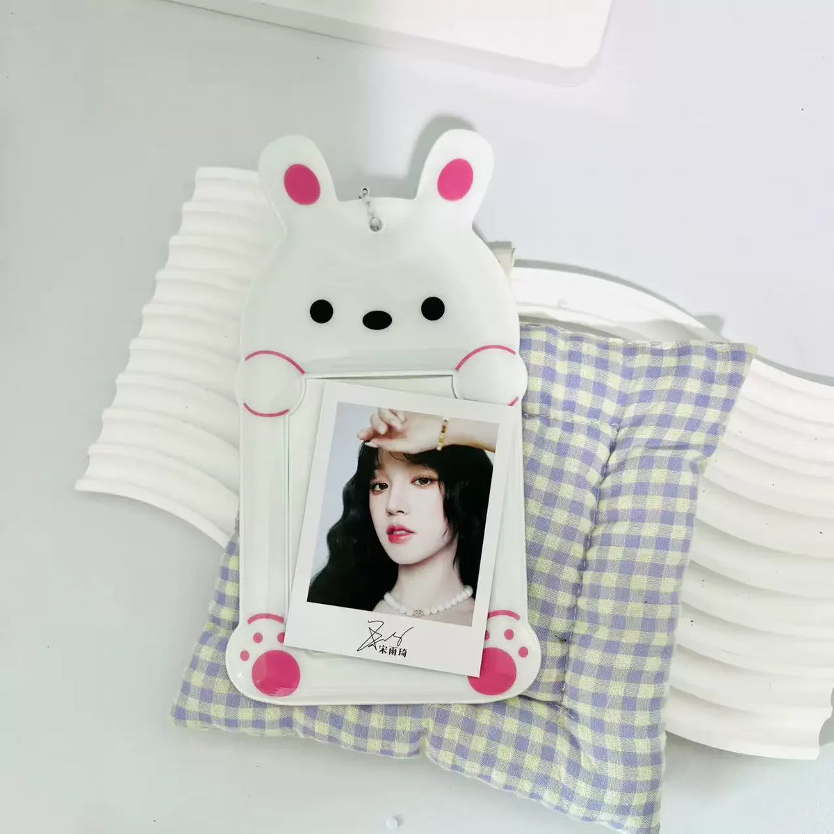 Cartoon Rabbit K-pop Photocard Holder