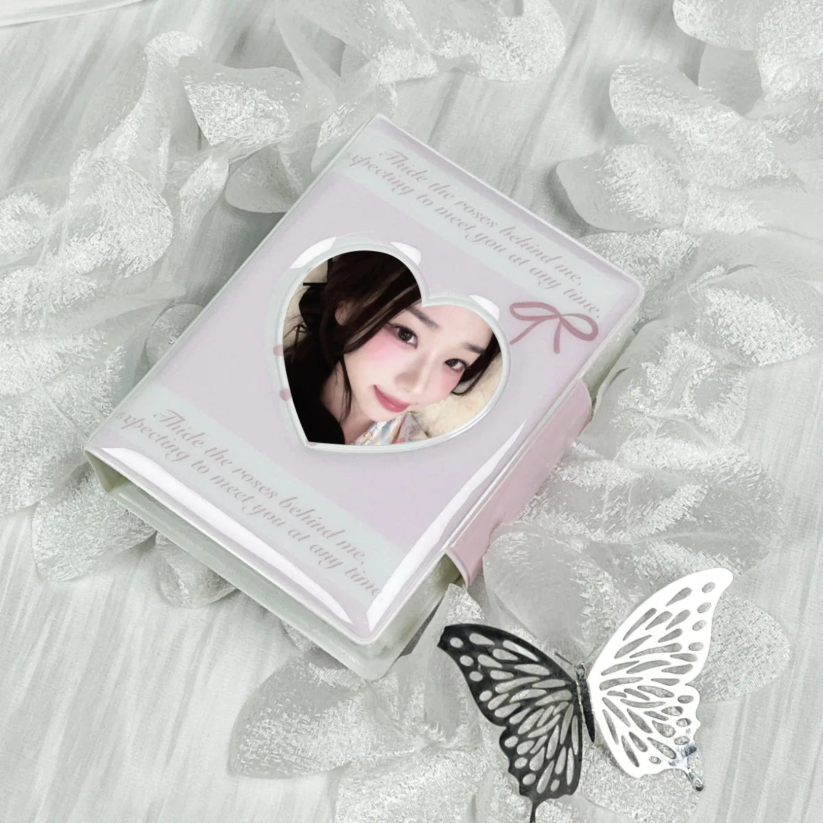 Rose Butterfly K-pop Photocard Album