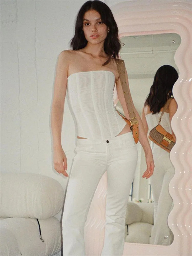 Mesh Backless Tank Top | Inspired by Hilal