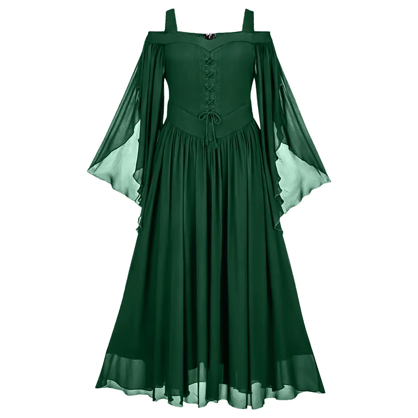 Medieval Punk Elf Dress Cosplay Halloween Costumes Women Palace Christmas Carnival Witch Princess Victorian Gown Robe Vestido
