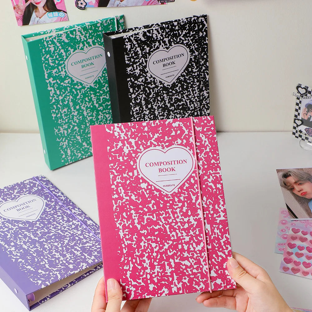A5 Cartoon Photobook Album Binder Photos or Cards Stickers Photocard Book Instax Mini Scrapbooking Scrap Book Album