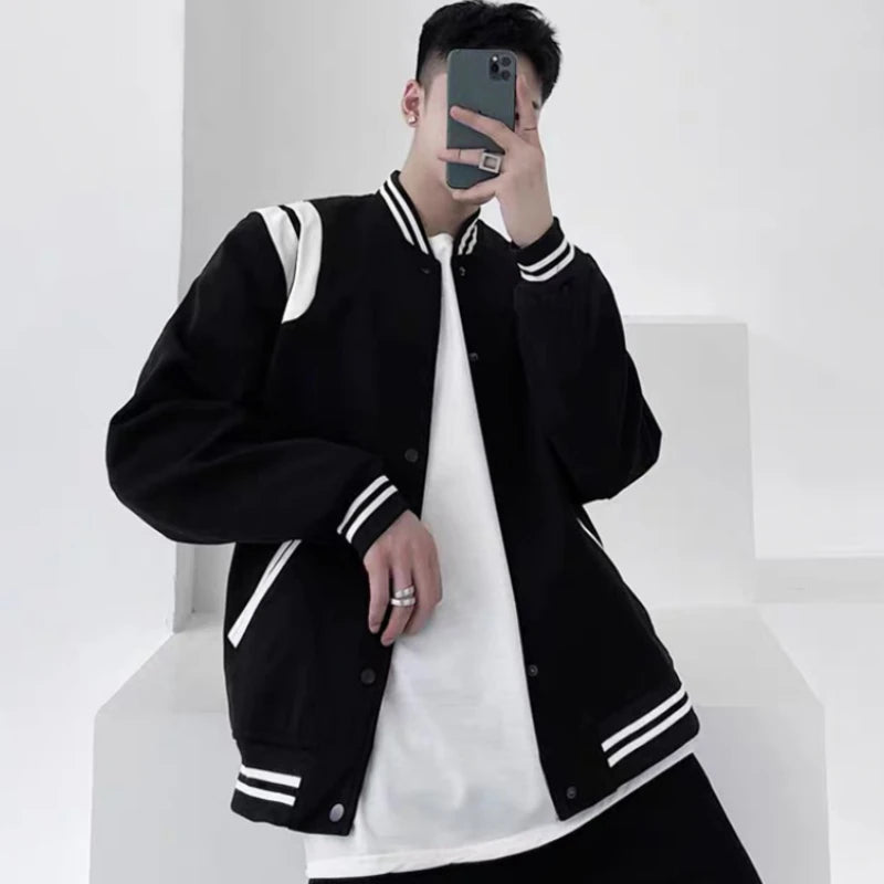 Woolen Baseball Bomber Jacket | Inspired by Rosé