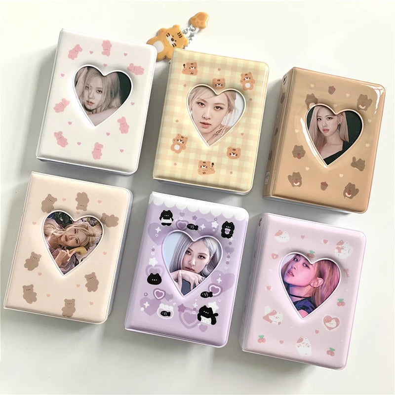Kpop Photo Album Mini 3 Inch Album Photo Photocard Holder Idol Binder Photo Card Holder Card Collect Book Picture Protector 포토카드