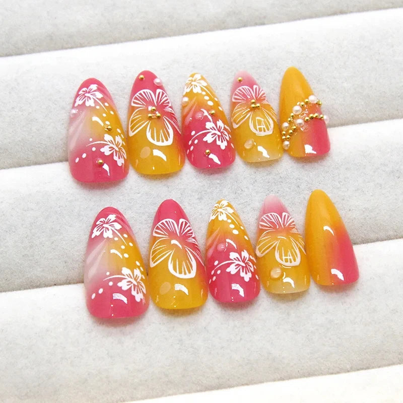 Floral Summer Nails
