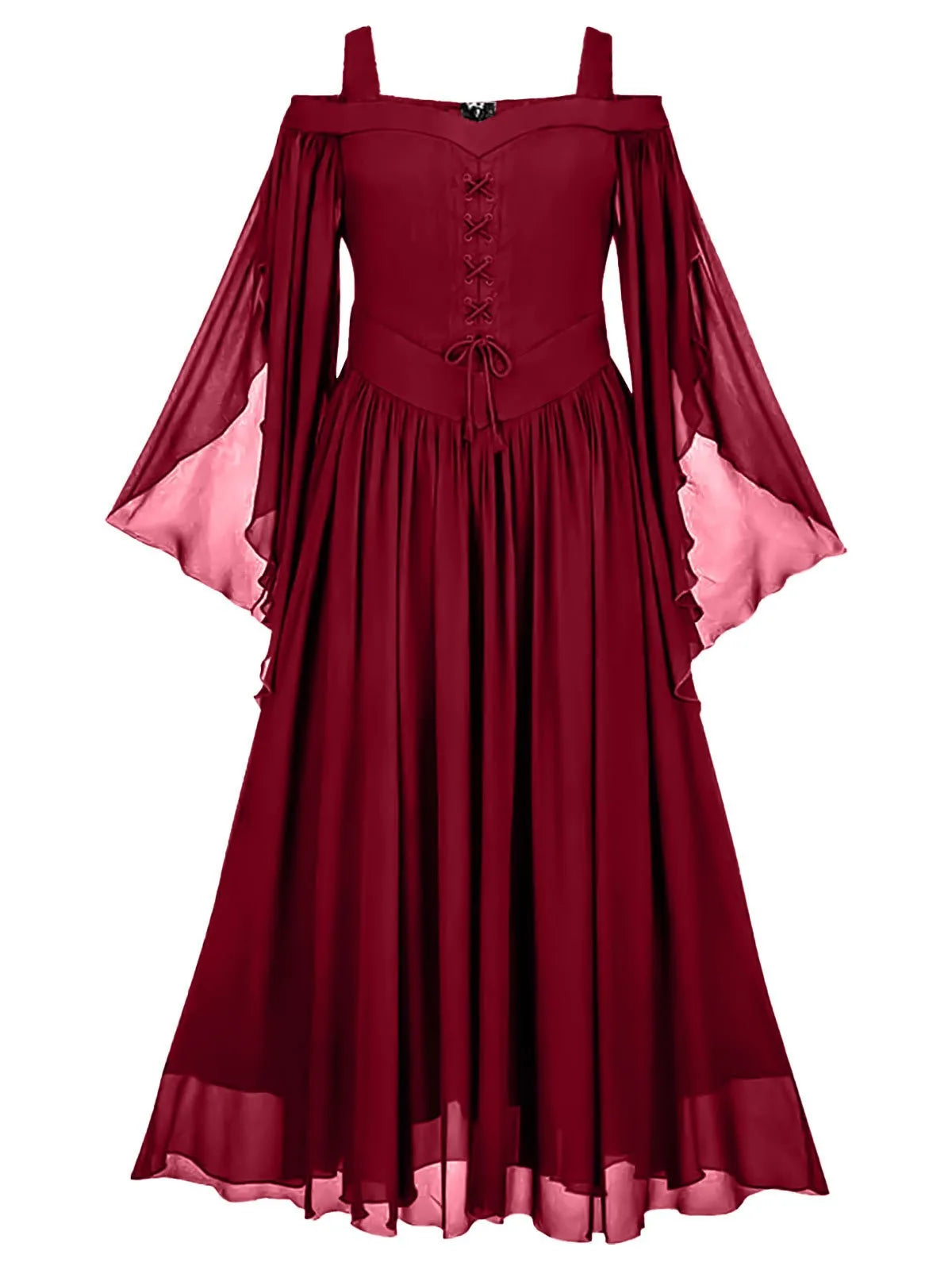 Medieval Punk Elf Dress Cosplay Halloween Costumes Women Palace Christmas Carnival Witch Princess Victorian Gown Robe Vestido