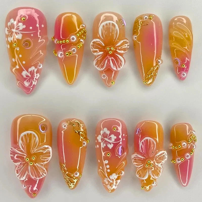 Floral Summer Nails