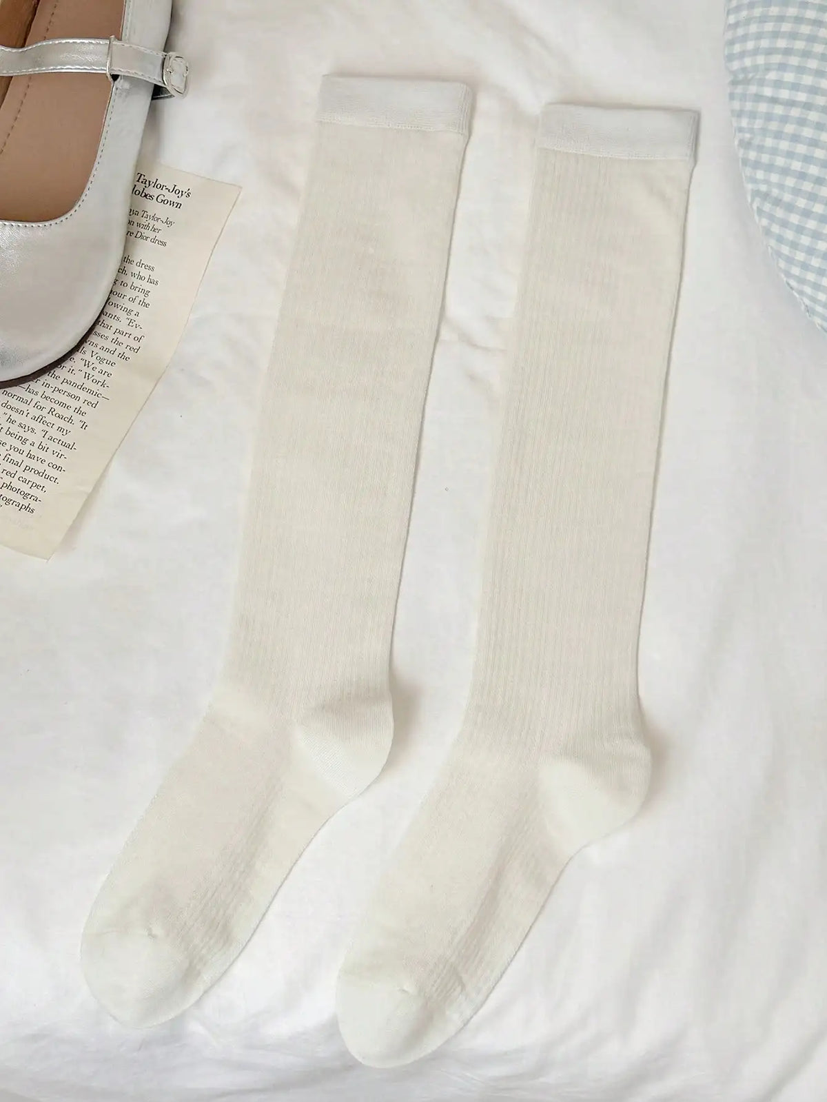 Mesh Knee-High Socks | Inspired by Ningning