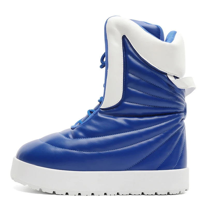 Men Boots 2025 New Winter Slippers Warm Men Shoes Waterproof Non-Slip Plush Sneakers Male Tenis Shoes Boots Men Sneakers Winter