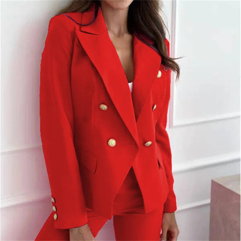Spring 2025 Women's Casual Style Polyester Suit Jacket Korean Version White Enhancing British Style Slimming Effect