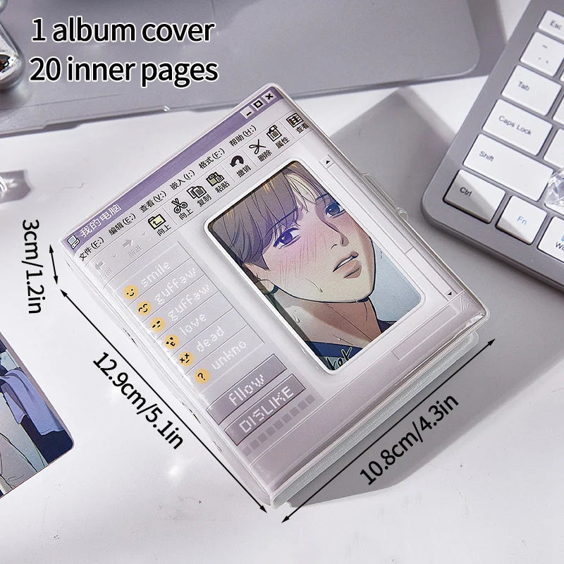 Kpop Photo Album Mini 3 Inch Album Photo Photocard Holder Idol Binder Photo Card Holder Card Collect Book Picture Protector 포토카드