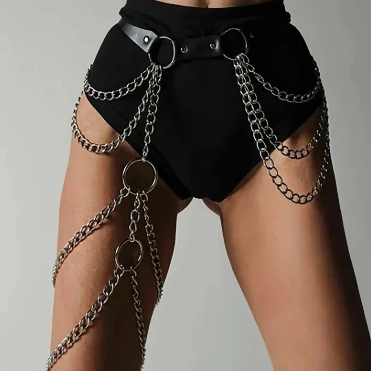 Gothic PU Leather Fringe Belt | Inspired by Özlem
