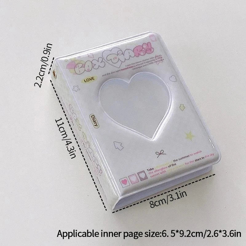 Kpop Photo Album Mini 3 Inch Album Photo Photocard Holder Idol Binder Photo Card Holder Card Collect Book Picture Protector 포토카드