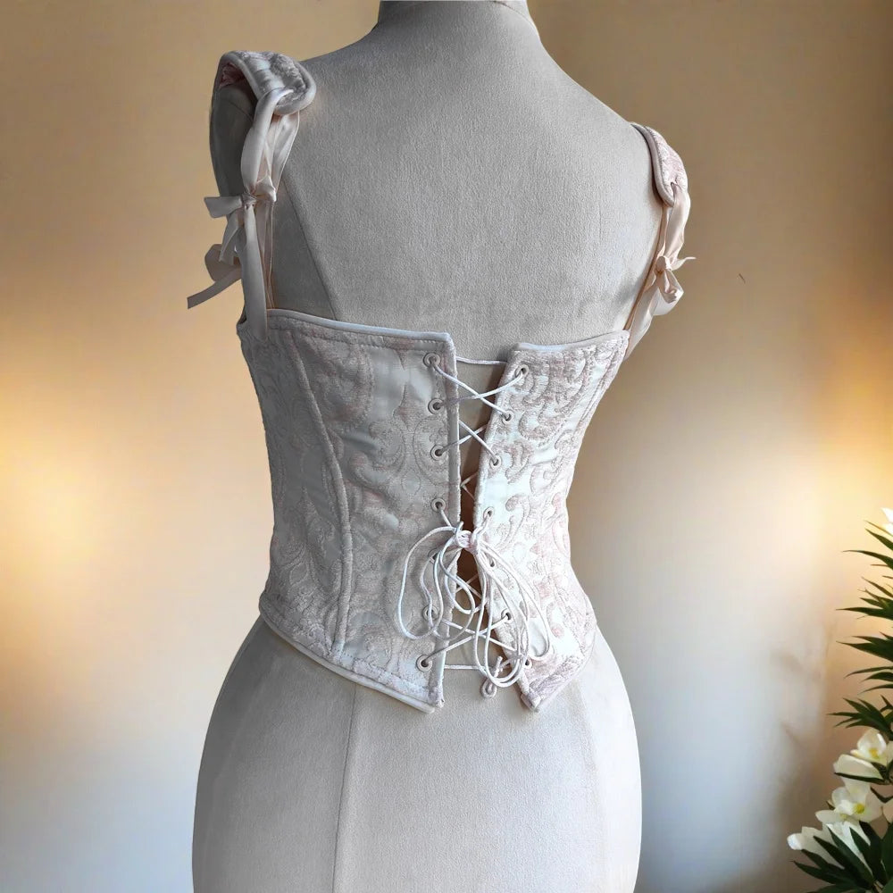 Lace-Up Corset Bustier | Inspired by Şeyma