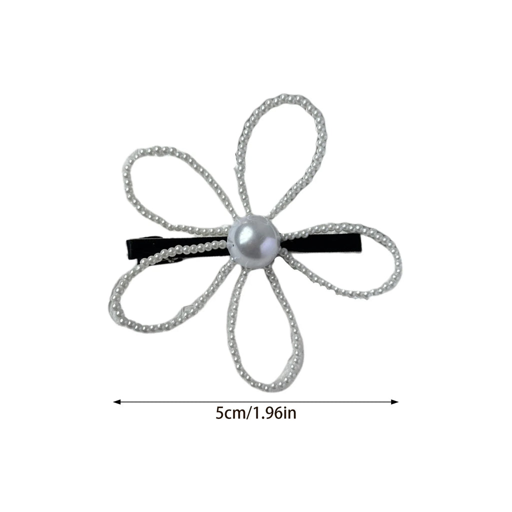 Pearl Flower Hair Clip Barrette | Inspired by Wonyoung