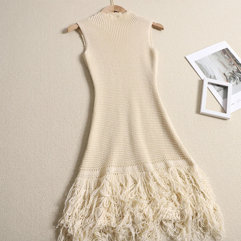Tassel A-Line Bodycon Mini Dress | Inspired by Neslihan Atagül