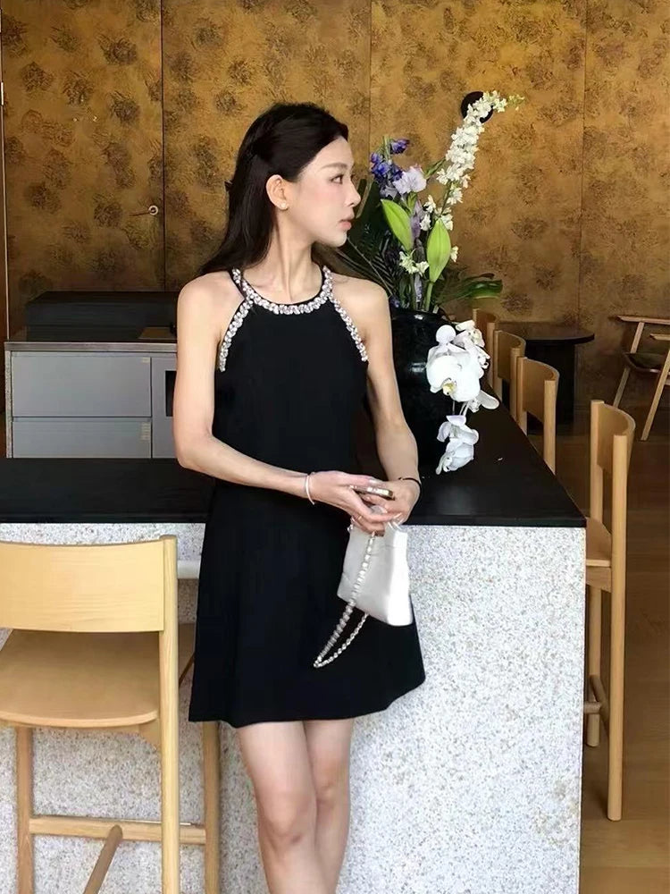 Feminine High-end Trendy Dresses Women's 2025 Summer New Socialite Fashion Dress Women's Sleeveless Simple Nice Stylish Dresses