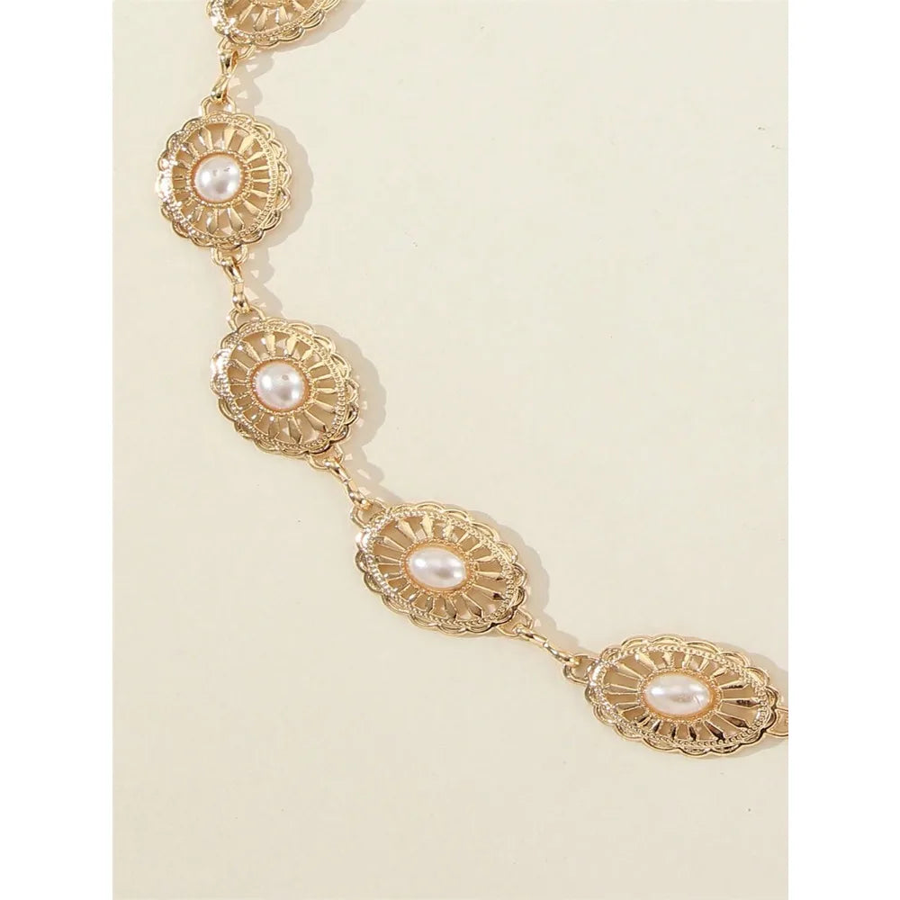 Metal Heart Waist Chain Fashion Geometric Waist Belt Body Chain Suitable for All Occasions Great Gift Choice